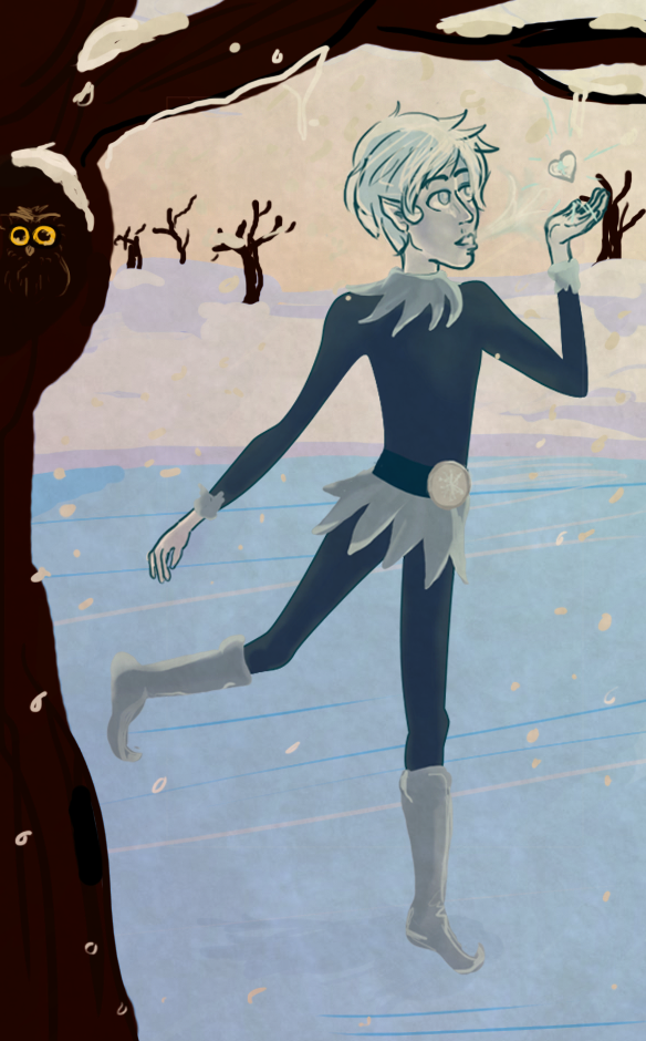 Digital painting of Jack Frost